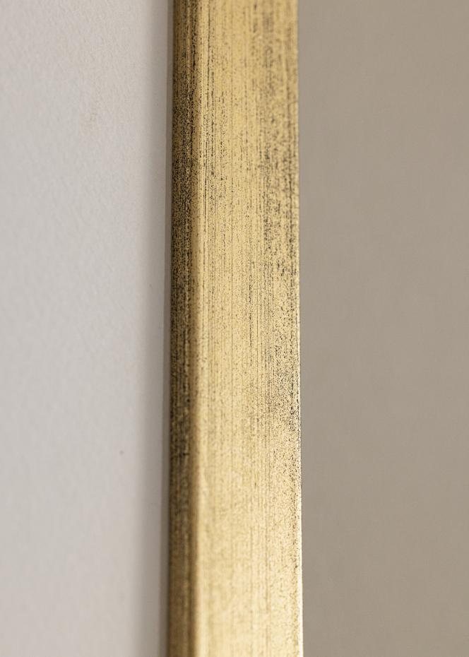 Ram med passepartou Frame Stilren Gold 50x70 cm - Picture Mount White 40x60 cm