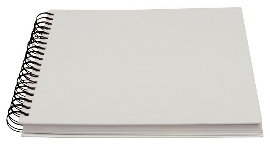 Estancia Square Spiral bound photo album White - 25x25 cm (80 White pages / 40 sheets)