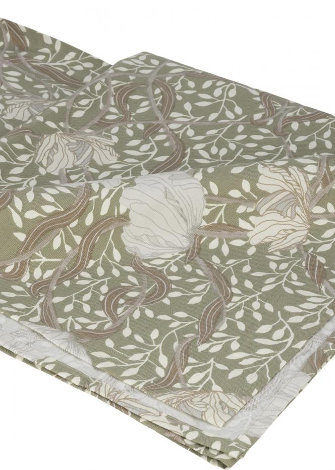 Fondaco Tablecloth Matilda - Green 145x250 cm