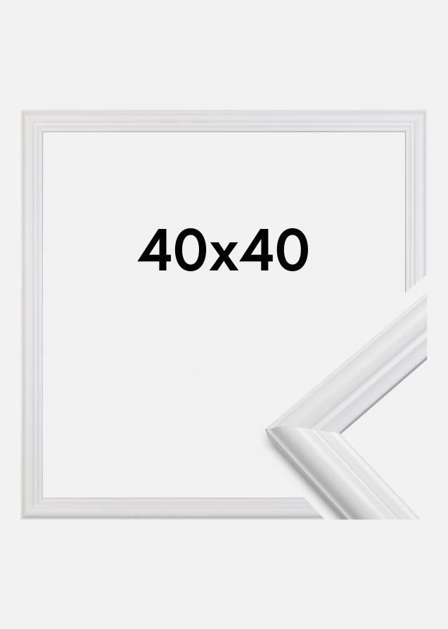 Galleri 1 Frame Siljan Acrylic glass White 40x40 cm