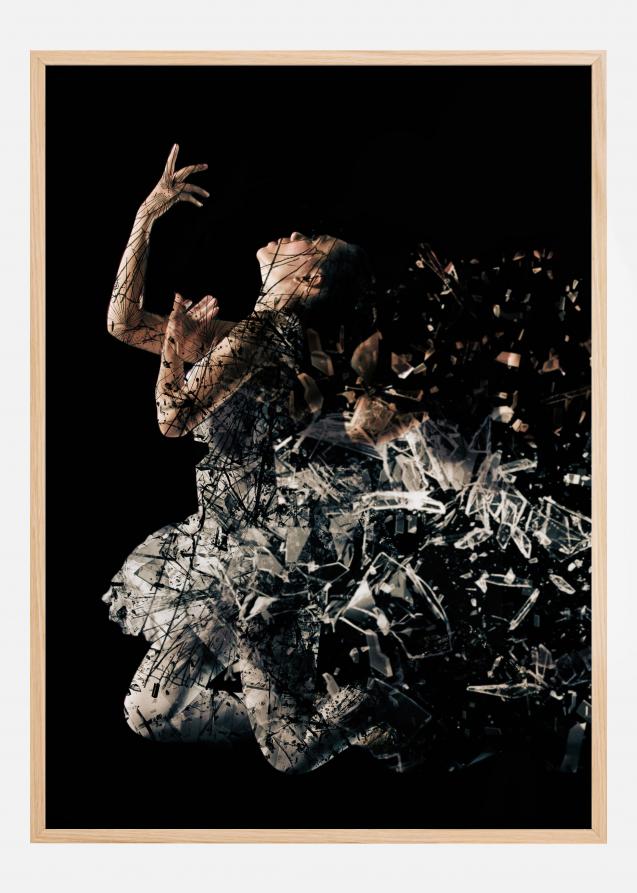 Bildverkstad Ballerina Crack Poster