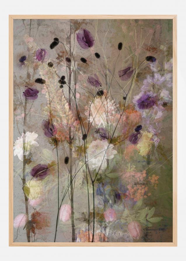 Bildverkstad Painterly Flowers Poster