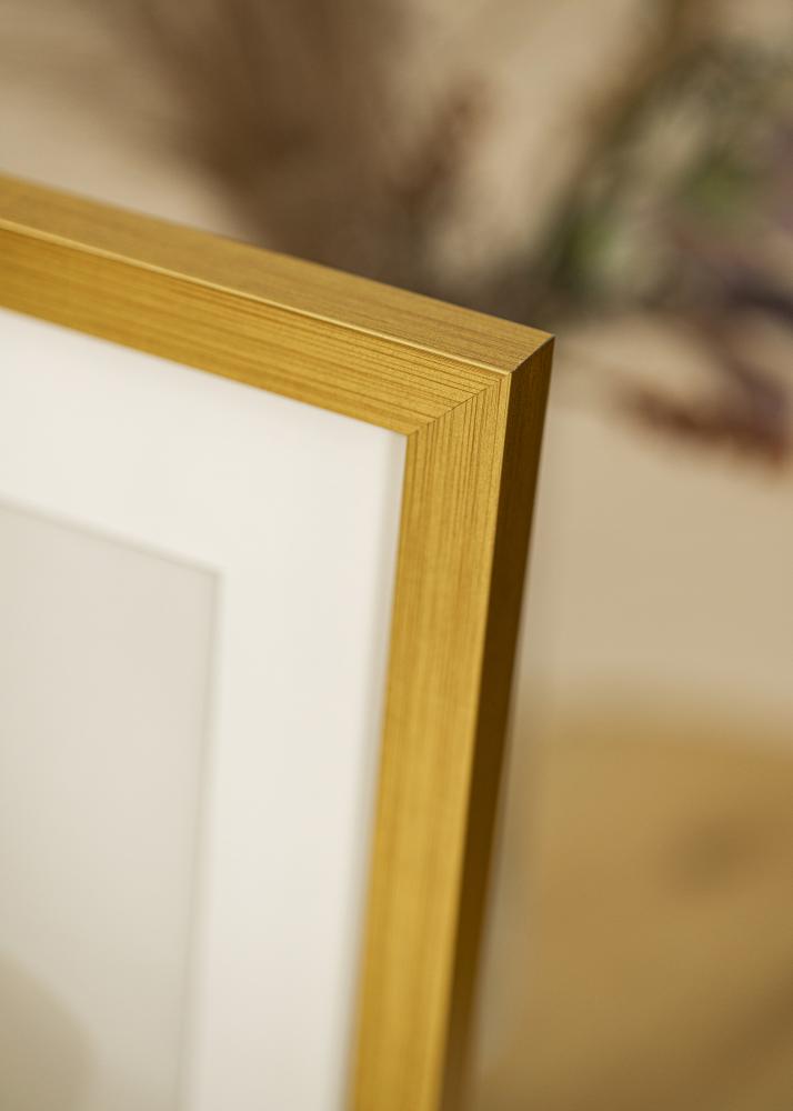 Galleri 1 Frame Blocky Acrylic glass Gold 100x140 cm