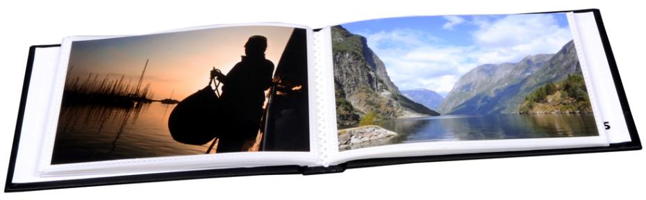 Focus Trend line Album Pocket Black - 40 Pictures in 11x15 cm (4,5x6