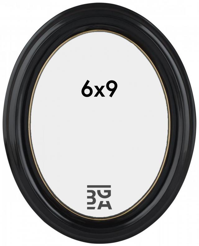 Estancia Eiri Mozart Oval Black 6x9 cm