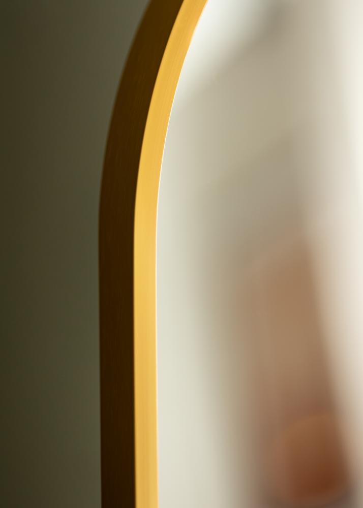 House Nordic Mirror Madrid Brass 40x150 cm
