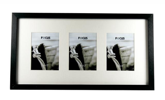 Focus Vivaldi Collage frame Black - 3 Pictures 10x15