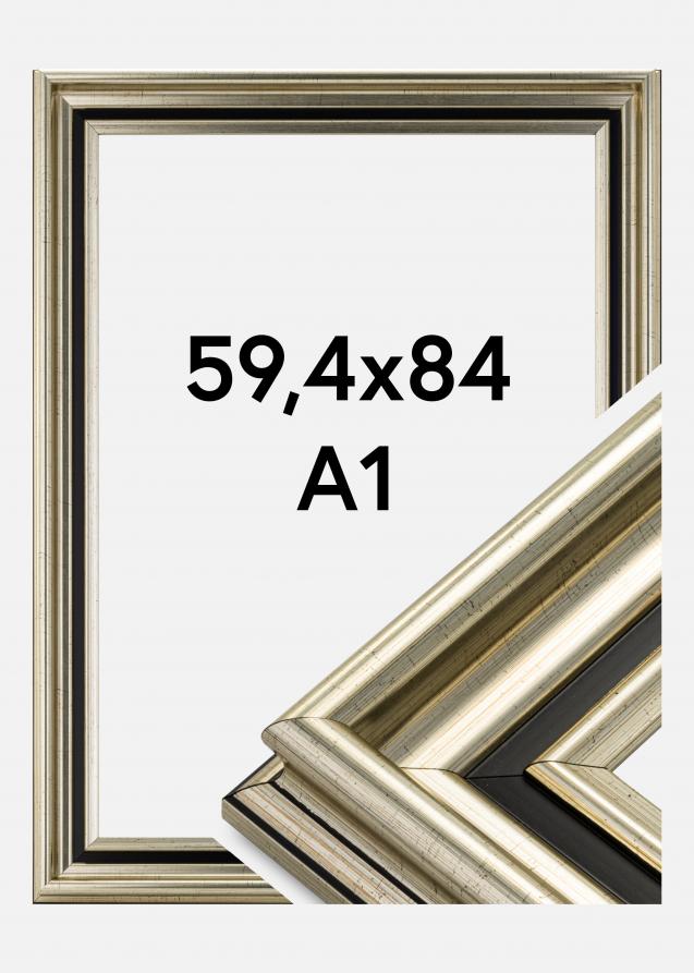 Ramverkstad Frame Gysinge Premium Silver 59,4x84 cm (A1)