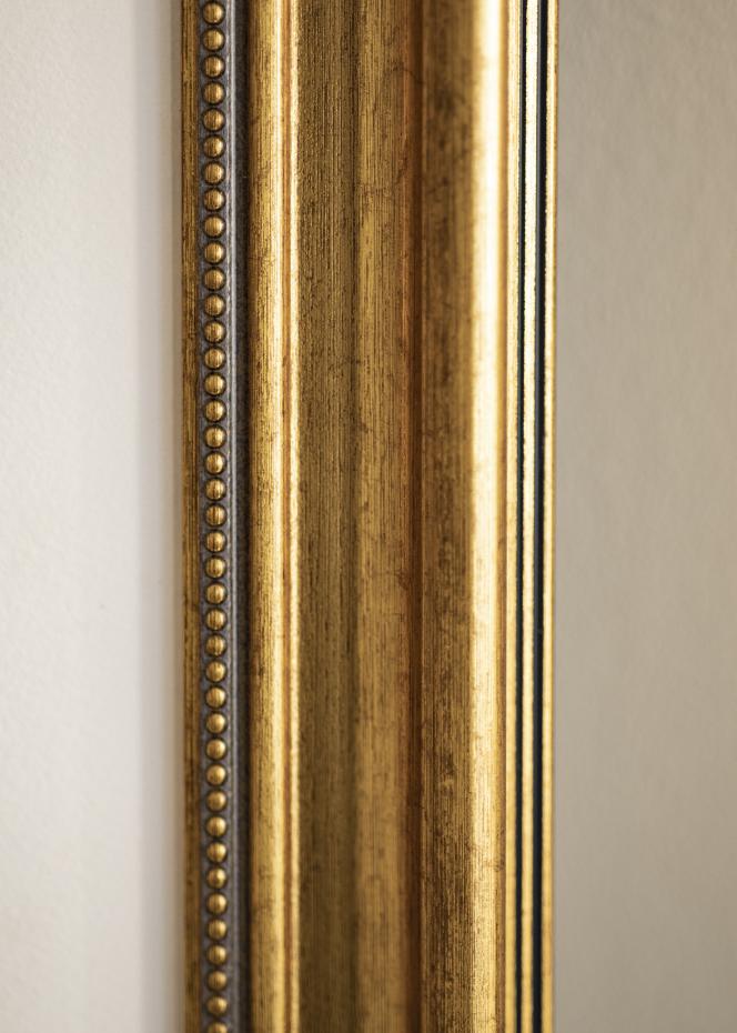 Ram med passepartou Frame Rokoko Gold 40x60 cm - Picture Mount White 32.9x48.3 cm (A3+)