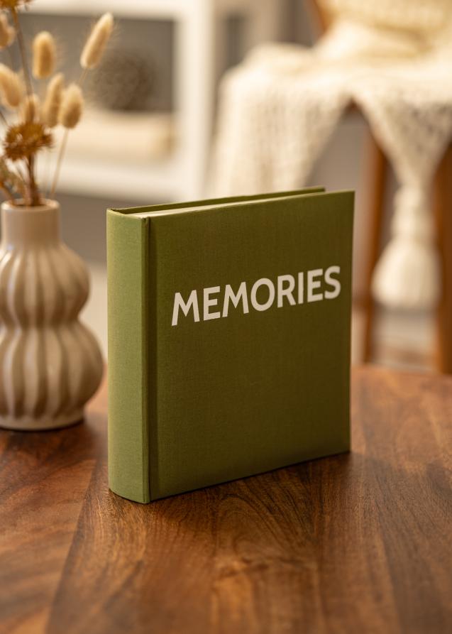 BGA Memories Linen Album Green - 200 pictures 10x15 cm