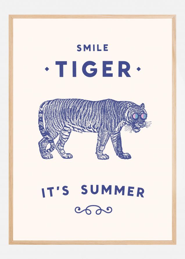 Bildverkstad Smile Tiger Poster
