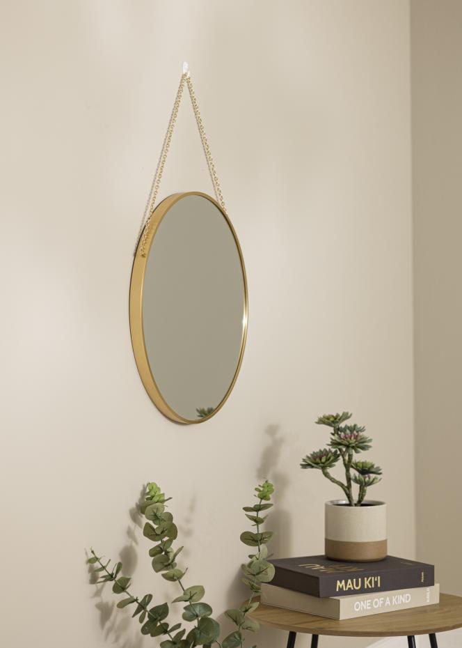 Artlink Round Mirror Modern Deep Gold 51 cm 