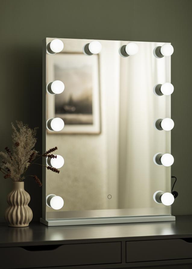 KAILA KAILA Make-up Mirror Hollywood 14 White 60x80 cm