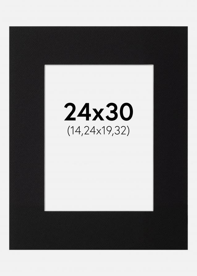 Galleri 1 Mount Canson Black (White Core) 24x30 cm (14,24x19,32)