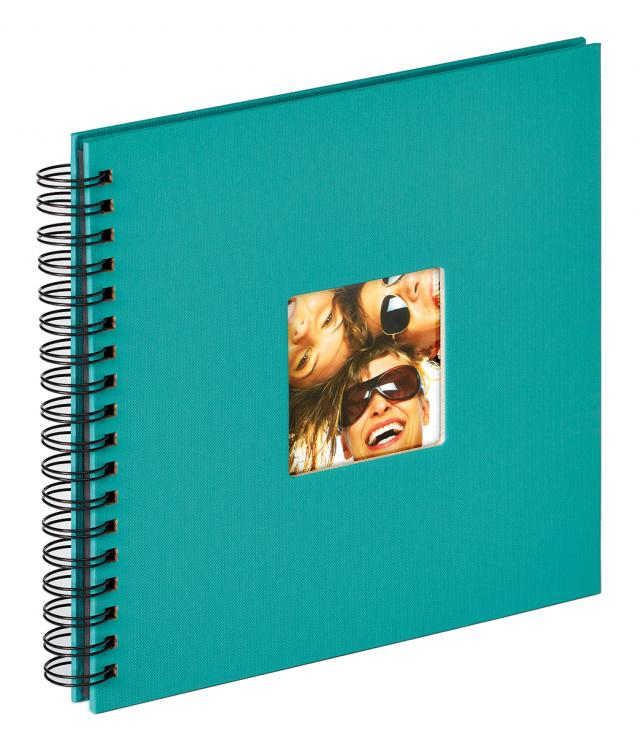 Walther Fun Spiral bound album Green - 26x25 cm (40 Black pages / 20 sheets)