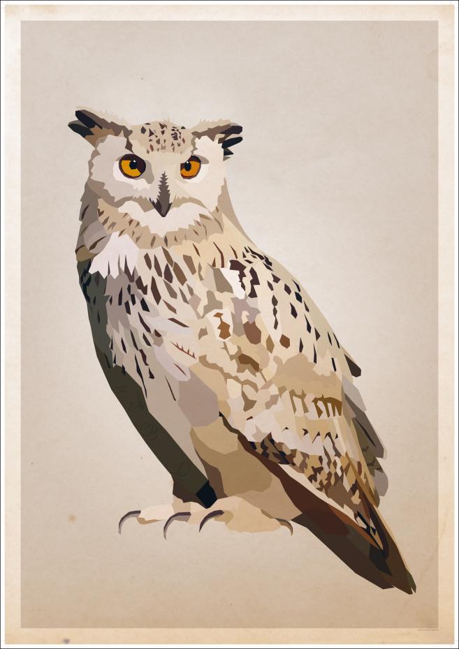 Bildverkstad Eagle Owl Poster