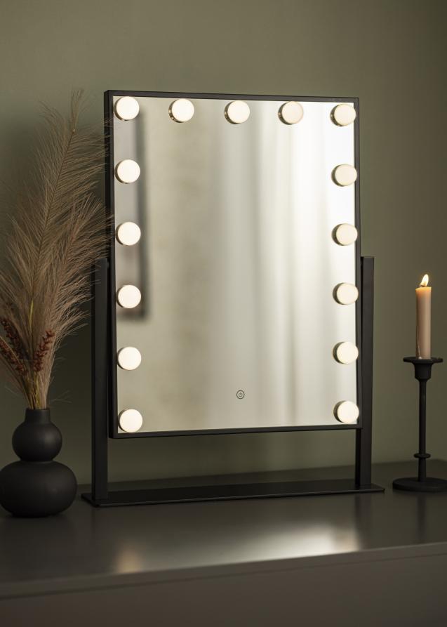 KAILA KAILA Make-up mirror VI Black- 46x60 cm