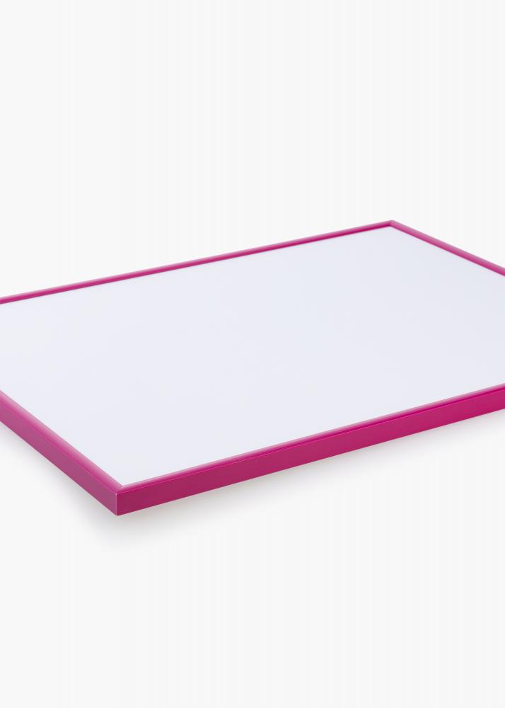 Ram med passepartou Frame New Lifestyle Dark Pink 50x70 cm - Picture Mount White 16x24 inches