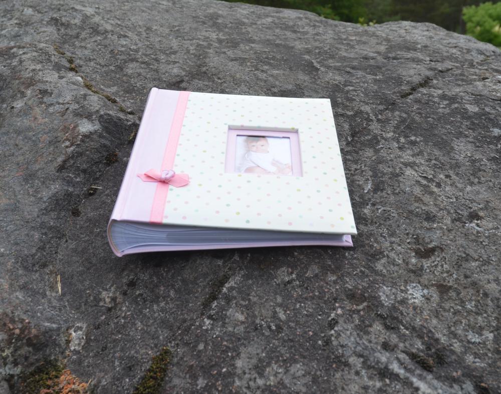BGA Nordic Kara Baby album Pink - 200 Pictures in 11x15 cm (4,5x6