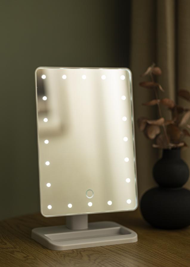 KAILA KAILA Make-up Mirror LED with Bluetooth Speaker White 18x30 cm