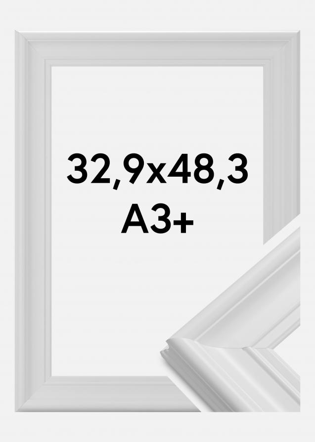 Ramverkstad Frame Mora Premium White 32,9x48,3 cm (A3+)