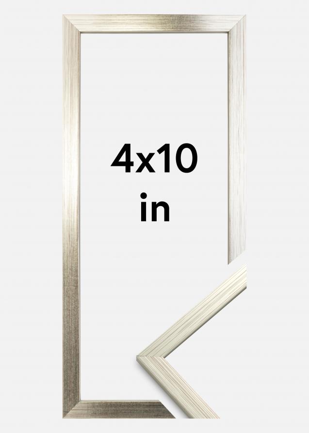 Galleri 1 Frame Edsbyn Acrylic Glass Silver 4x10 inches (10.16x25.4 cm)