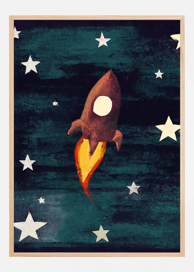 Bildverkstad Rocket Love Poster