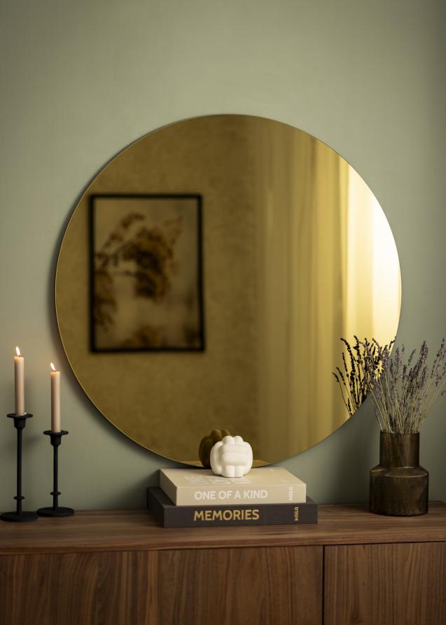 KAILA KAILA Round Mirror Gold 90 cm Ø