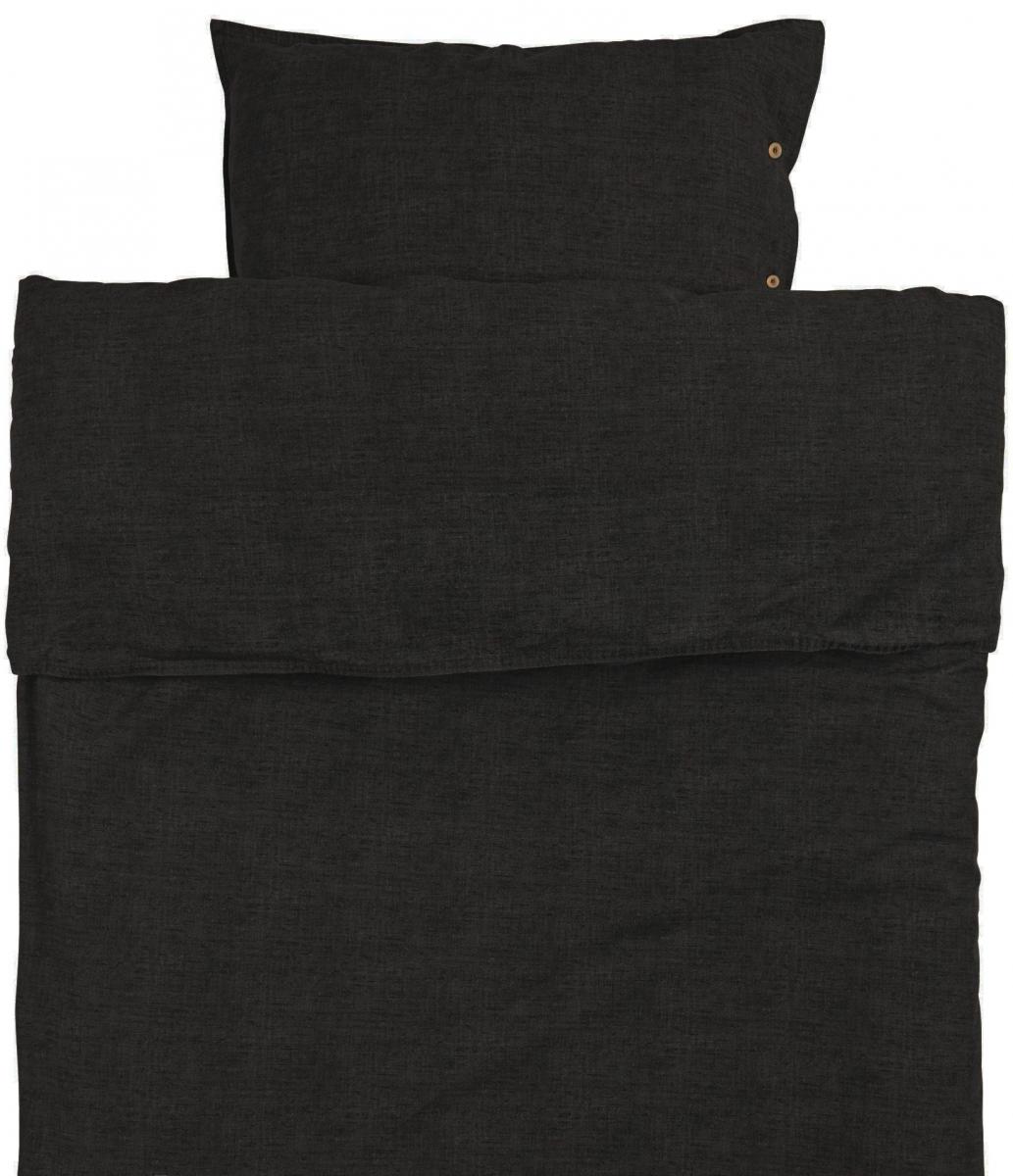 Fondaco Bedsheet set Eden Cotton, 2-piece - Black