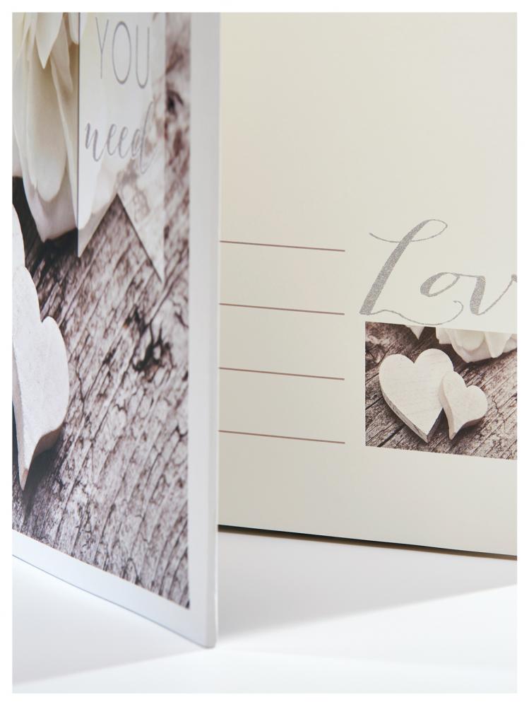 Walther Love is all you need - Photo Album - 28x30.5 cm (50 White pages / 25 sheets)