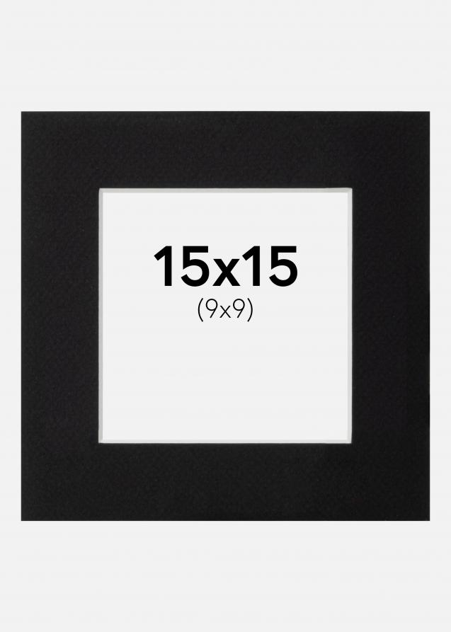 Galleri 1 Mount Canson Black (White Core) 15x15 cm (9x9)