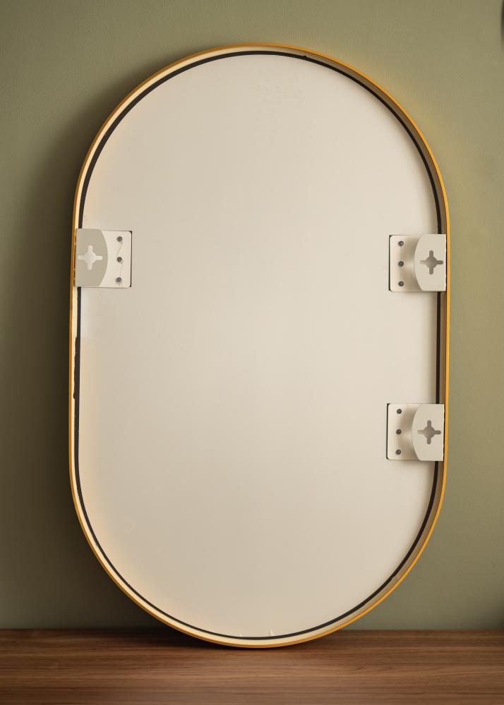 House Nordic Mirror Madrid Brass 50x80 cm