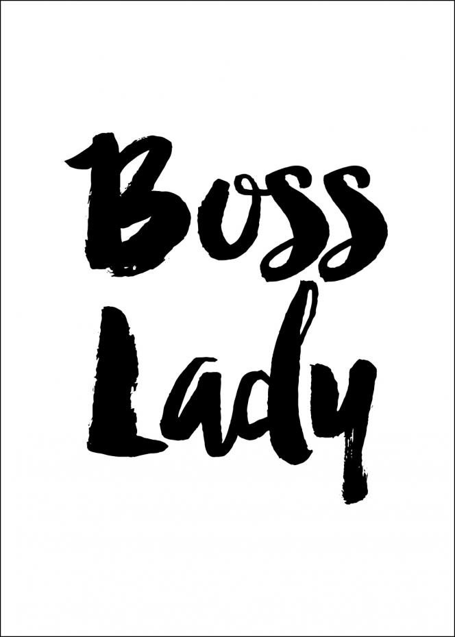 Bildverkstad Boss Lady Poster