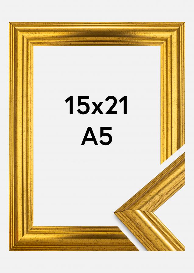 Galleri 1 Frame Västkusten Acrylic glass Gold 15x21 cm (A5)