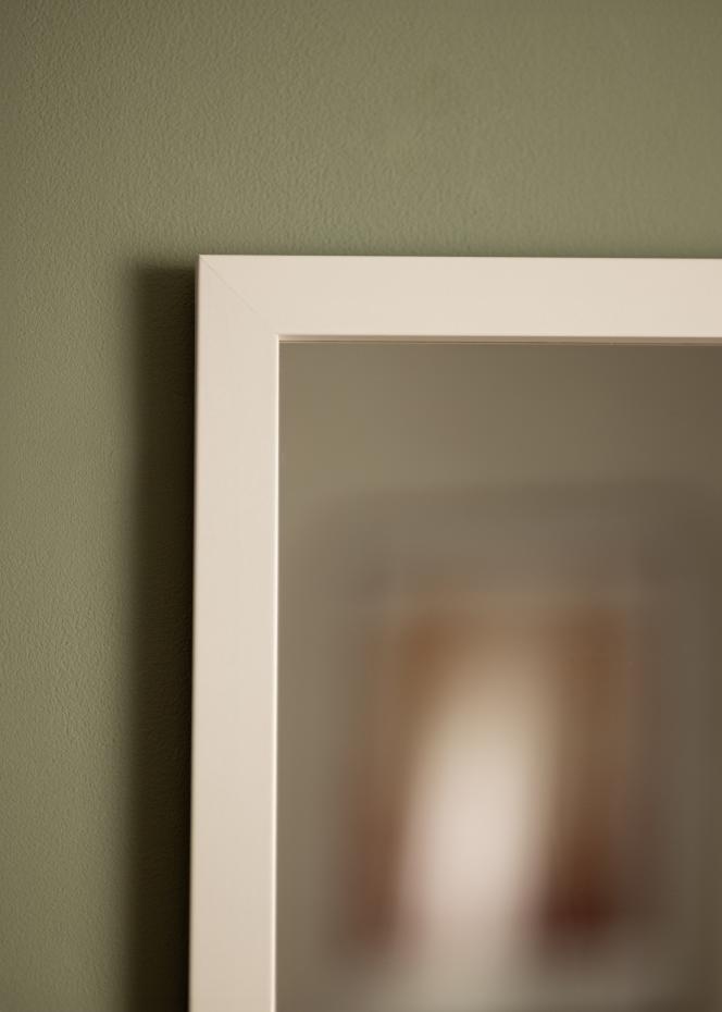 Galleri 1 Mirror White Wood 50x70 cm