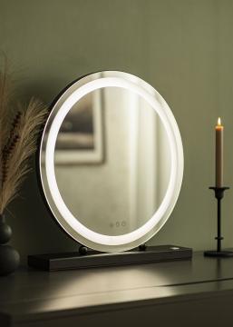 KAILA KAILA Make-up Mirror Round LED Black 50 cm 