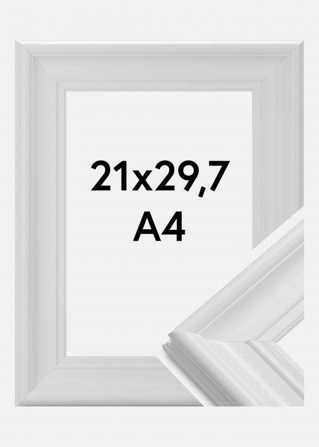 Galleri 1 Frame Mora Premium Acrylic glass White 21x29.7 cm (A4)