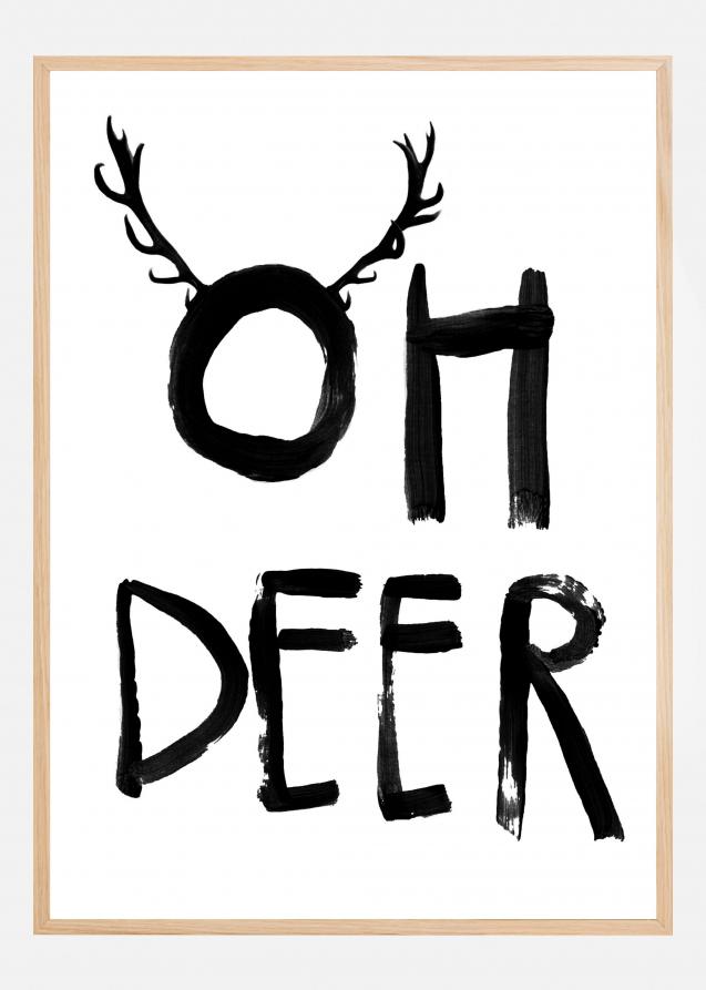 Bildverkstad Oh Deer Poster