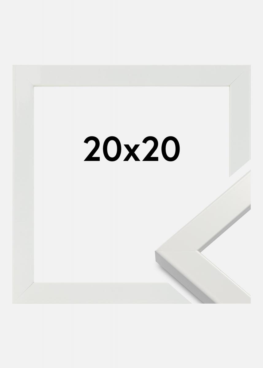 Buy Frame White Wood Glossy 20x20 cm here BGASTORE.IE