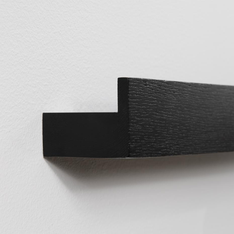 By Wirth Magnet Shelf Black Painted Oak 60 cm