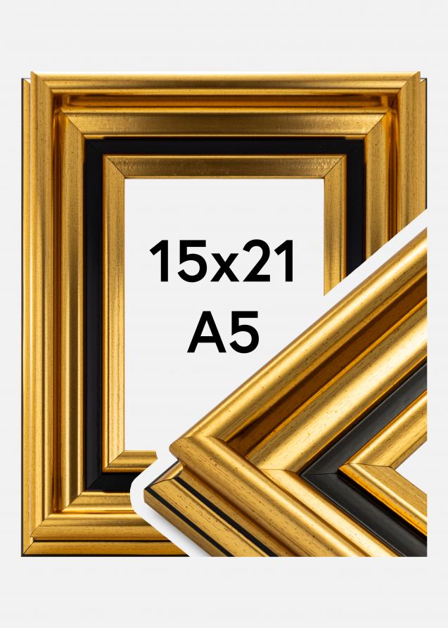 Ramverkstad Frame Gysinge Premium Gold 15x21 cm (A5)