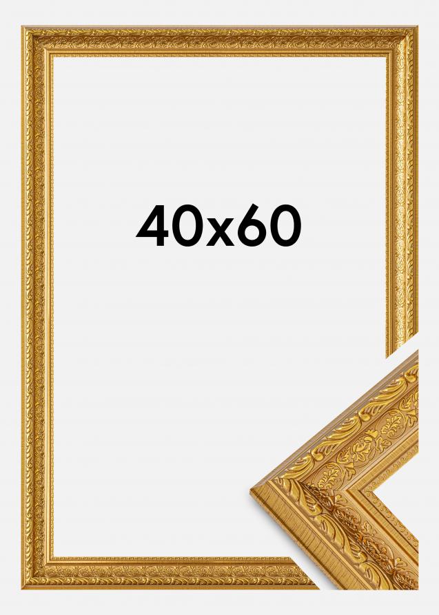 BGA Frame Ornate Acrylic Glass Gold 40x60 cm