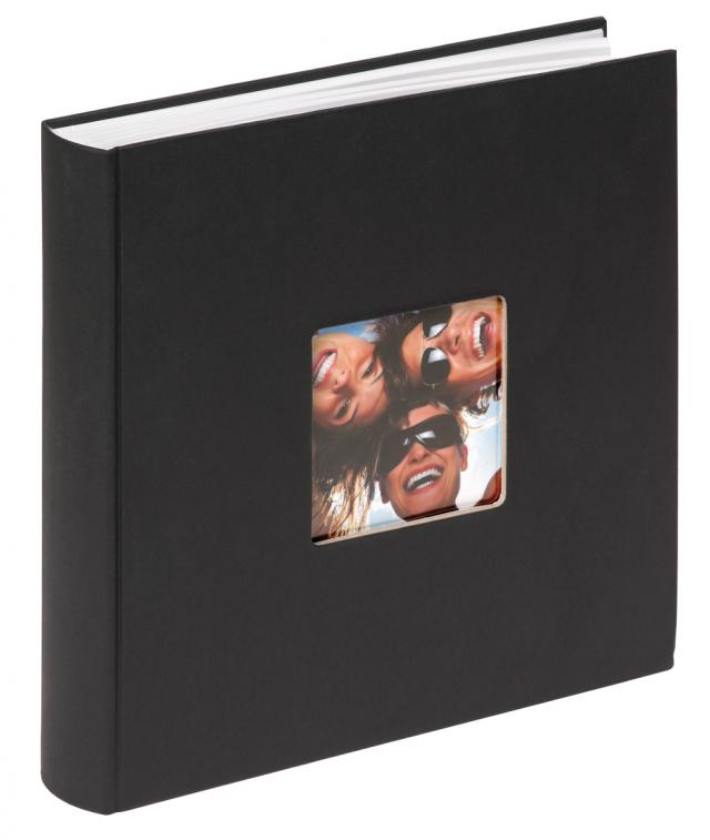 Walther Fun Album Black - 30x30 cm (100 White pages / 50 sheets)