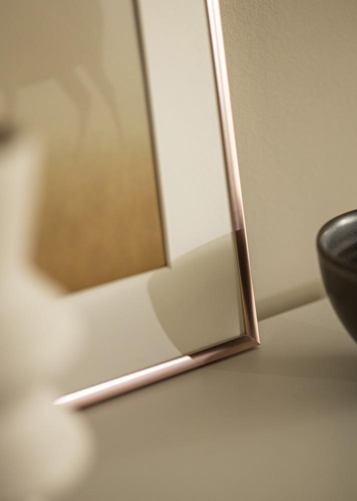 Ram med passepartou Frame Scandi Rose Gold 70x100 cm - Picture Mount White 24x36 inches