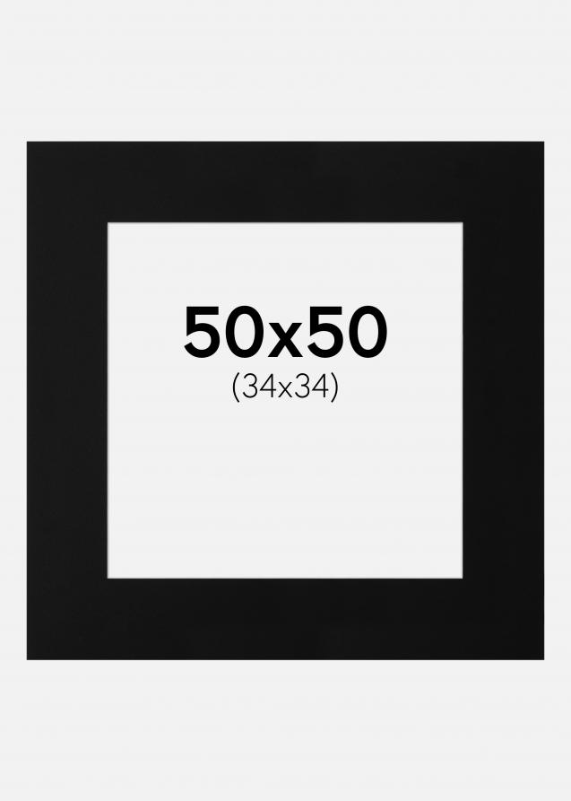 Artlink Mount Black Standard (White Core) 50x50 cm (34x34)