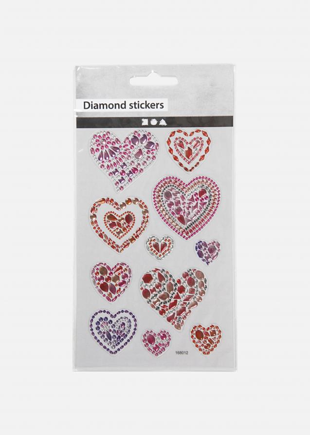 Creativ Company Diamond Stickers Hearts