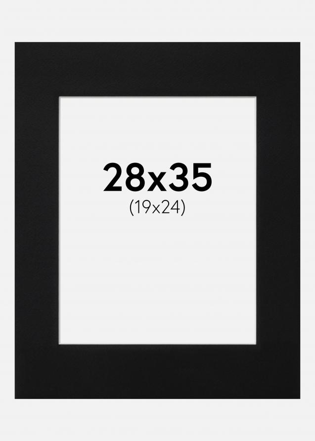 Artlink Mount Black Standard (White Core) 28x35 cm (19x24)