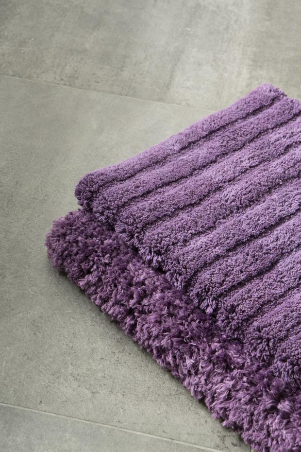 Norvi Group Bath Mat Stripe - Lavender 60x100 cm