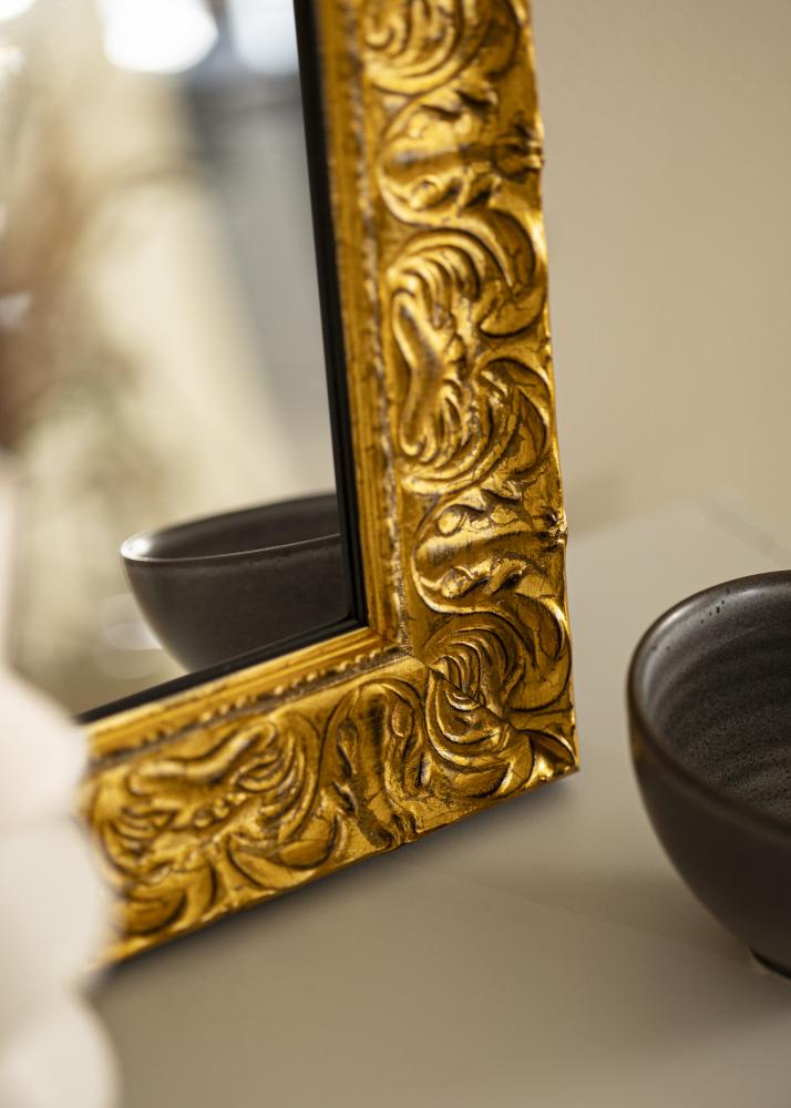 Ramverkstad Mirror Durham Gold - Custom Size