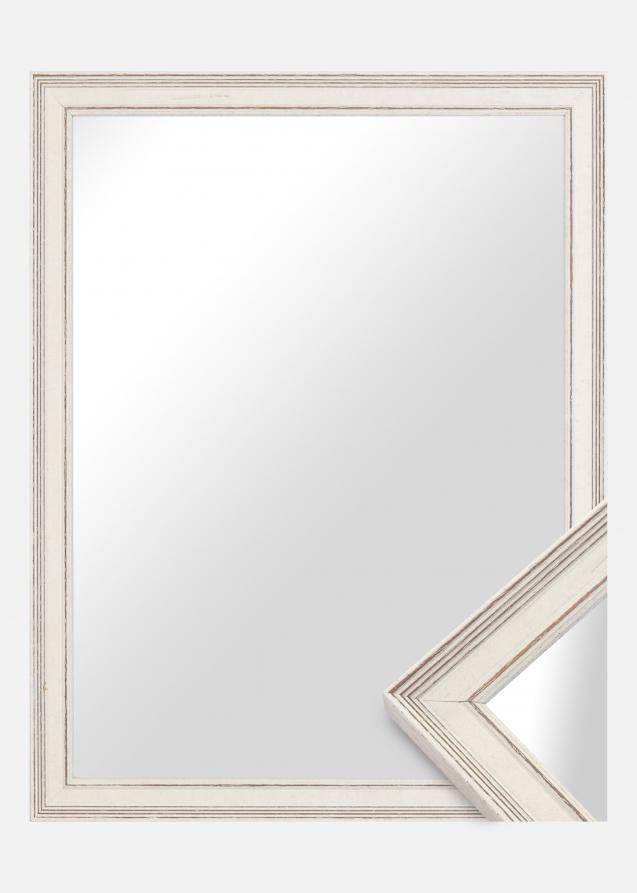 Spegelverkstad Mirror Shabby Chic White - Custom Size